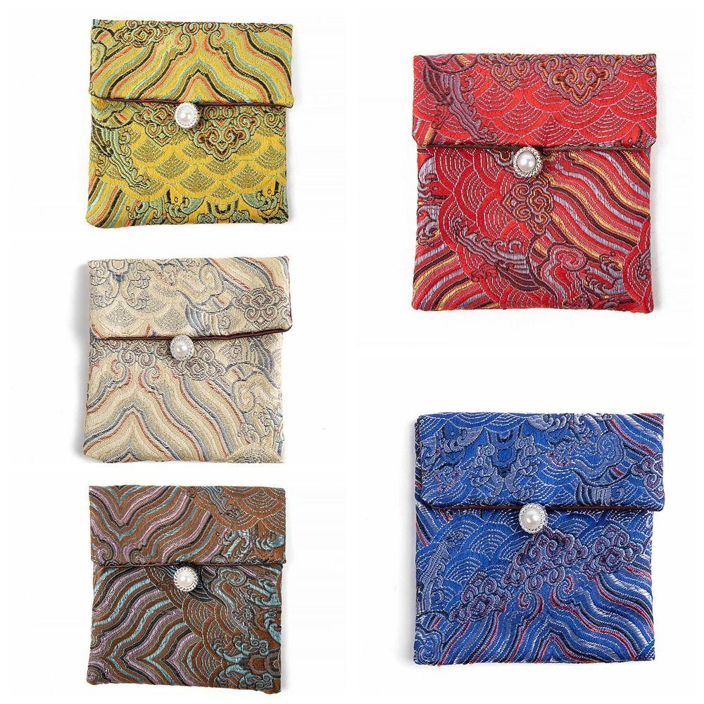 Cloth Cloth Wallet Copper Cash Pendant Jewelry Storage Bag Exquisite Embroidery Coin Pouch Daily