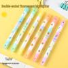 Dual-Ended Fluorescent Highlighter Set for Students and Professionals - Eye-Friendly Marking Pen for Planners.