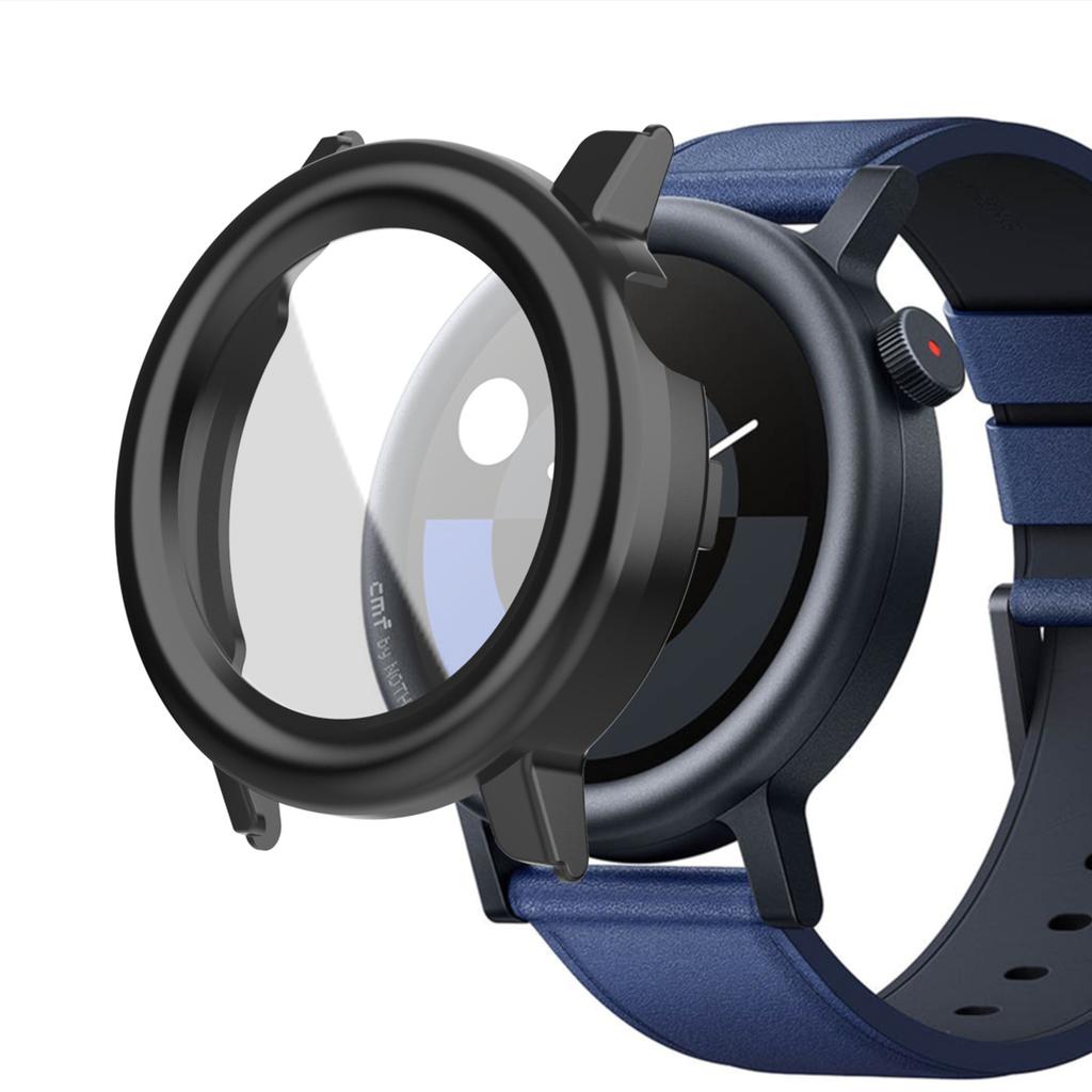 Tempered Glass+PC Case For Nothing CMF Watch Pro 2 Screen Protector All-around Protective Frame For  CMF Watch Pro 2 Cover Shell