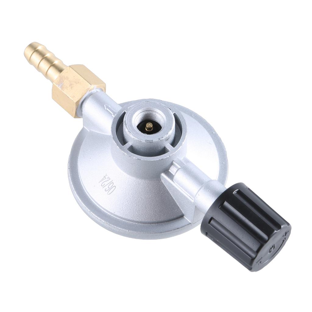 Pressure Regulator 50/37mbar Adjustable Flow Low Pressure Propane Regulator Camping Gas Tank Adapter for Camping Grill