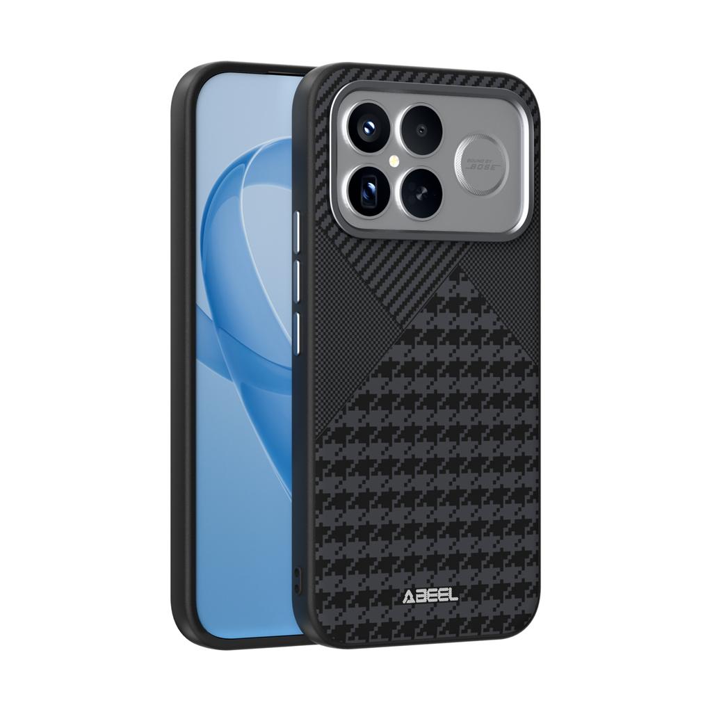 For Xiaomi Redmi K90 Pro Max Magsafe Wireless Charging Super Series Carbon Grid Pattern Camera Circle Mobile Phone Cases Cover