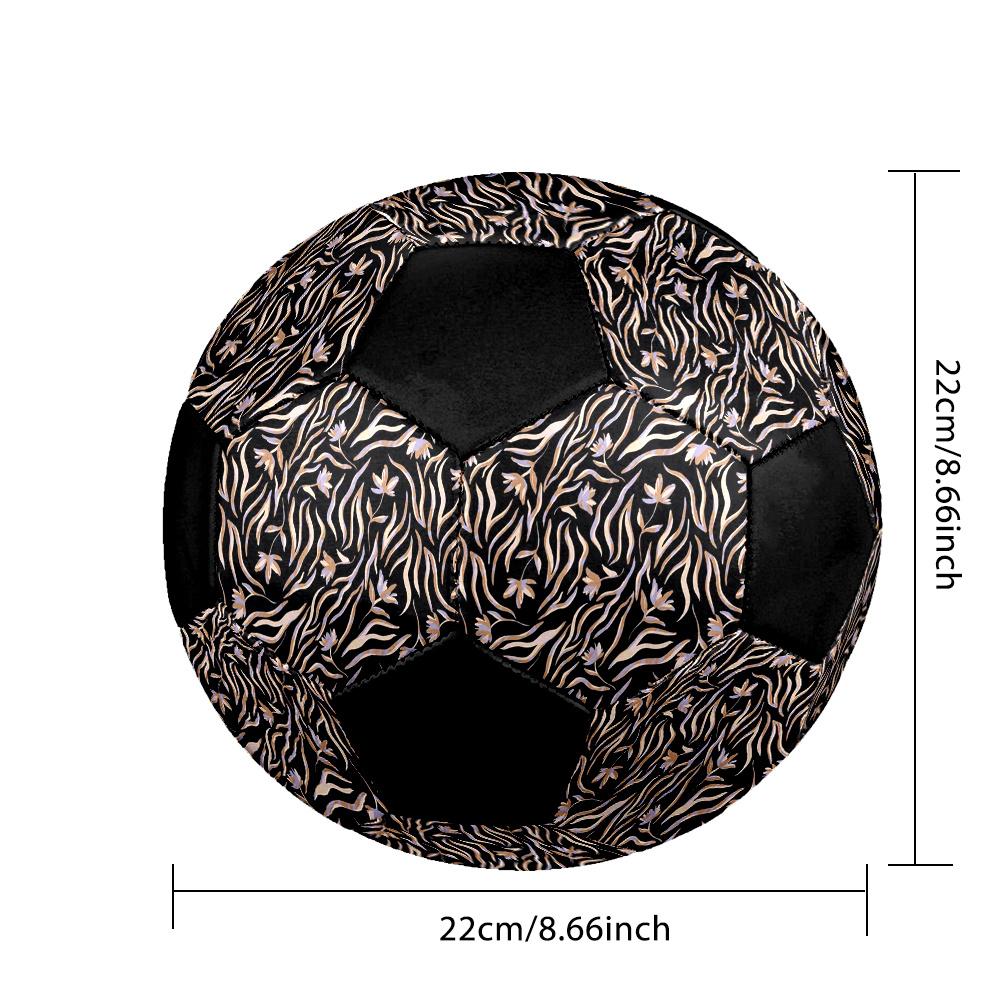 1pc Floral Abstract Durable Soccer Ball/Football, Size 5, Perfect for Training, Entertainment And Competition,Gift yy26060685