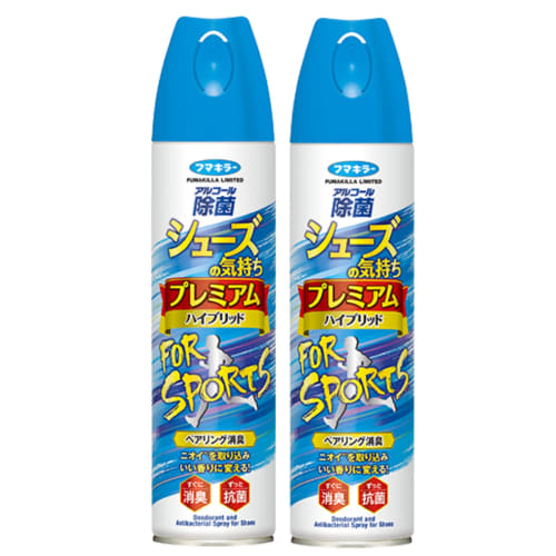 

Fumakilla Shoe Feeling Premium Hybrid ДЕЗОДОРИРУЮЩИЙ ОСВЕЖИТЕЛЬ ВОЗДУХА ДЛЯ СПОРТИВНОЙ ОБУВИ, Дезодорирующий и Антибактериальный Спрей для Спортивной Обуви, Дезинфицирующее средство на спиртовой основе