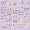 100 teile/satz Koreanischen Stil Nette Mädchen Aufkleber Set DIY Tagebuch Dekoration Material Transparent PET Wasserdichte Aufkleber