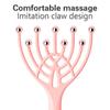 Kopfmassagegerät mit 9 Krallen, stromlinienförmiger Ball, Körperentspannung, Kopfhautmassagerolle für Haarwachstum, Handgerät zur Stresslinderung