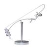 The Fisherman Balancing Sculpture Polished Stainless Steel Fisherman Balancing Handicraft Ornament Desktop Craft Decoration