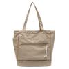 New Large-capacity Business Commuting Fashion New Large-capacity Soft Surface Solid Color Canvas Shoulder Bag