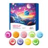 Planet Fragrance Bath Salt Ball 9-piece Set, Deep Cleansing Body Bath Salt Ball Skin Care Products