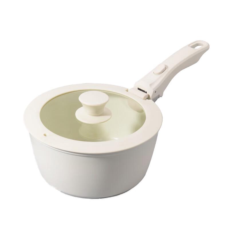 ZIPOYA Ceramic Non-stick Cookware Set with Detachable Handle