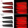 For Lexus RX350 RX350L RX450hL RX450h 2016 2017 2018 2019 Rear Bumper Reflector Lights with Dynamic Turn Signal Brake Lamps 12V