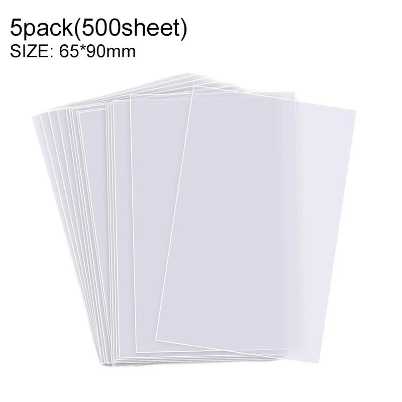 1~5pack Transparent Game Card Protective Cover 61x88mm 65x90mm Clear Protector Sleeve Holder Board Game ID Folder Kit TMZ