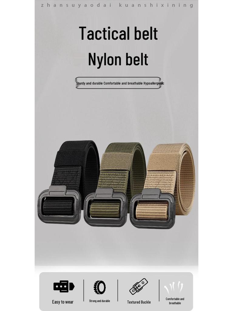 3,8 cm Taktischer Nylongürtel mit Legierungs-Leiterschnalle