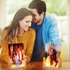 6 Pcs Valentine's Day Gifts Night Light Sublimation Acrylic Photo Frames Blanks LED Night Lights Picture Frames for Valentine Wedding Heat Press