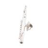Flötenförmige Musikinstrument Broschen Pin Zubehör für Geschenksammlung(Gold)