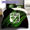 Leon FC Pattern Bedding Home Decoration Birthday Gift (1 * Duvet Cover + 2 * Pillowcase, Without Core)