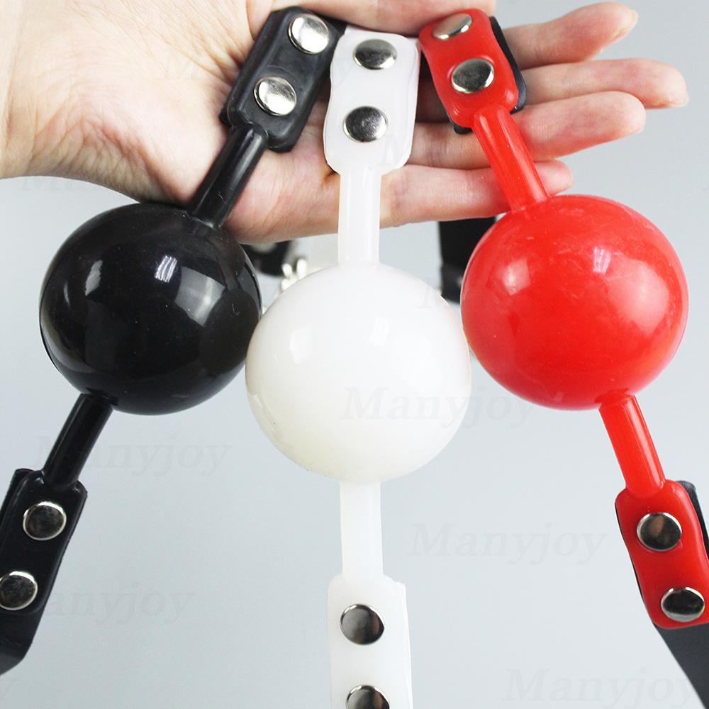 Manyjoy 4.8mm Ball Shape Mouth Gag Bondage Slave Toys Open Mouth Gag Erotic Sex Toys For Woman Couples Adult Sex Games
