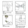 AN4/AN6/AN8/AN10 Oil Line Connector Aluminum Alloy Oil Hose End Adaptor Braided Fitting