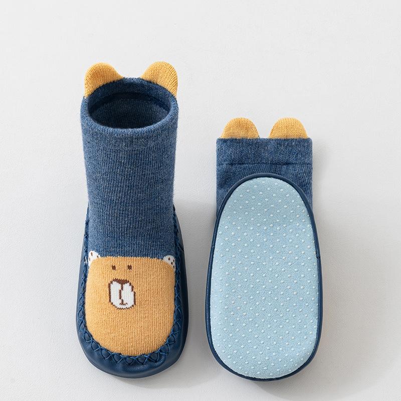 Baby Socks Slippers Cartoon Newborn Children Floor Socks Shoes Anti Slip Soft Sole Toddlers Indoor Socks Shoes