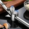 Durable Garlic Press for Stir Fry Stainless Steel Presser Effortless Extended Handle Ginger Kitchen Gadget Masher Easy Squeeze Manual Mincer Peeler