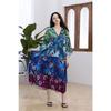 New Beach Smock, Printed Dress, Long Gown, Vacation Beach Dress