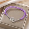 Dawapara Wheel of Hecate Bracelet Wiccan Goddess Ancient Greek Blessing Protection Prosperity Symbol Stainless Steel Jewelry