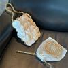 Luxury Banquet Bag Elegant Women's Hand-woven Beaded Natural Shell Bag Fashiable High-end Travel Shoulder Bag Creative Handbag