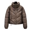 Winter 2025 new cotton-padded jacket women's Korean version of cotton-padded clothing loose small thickened jacket stand-up collar cotton-padded