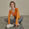 Seamless Women Yoga Set Workout Sportswear Gym Clothing Fitness Long Sleeve Crop Top High Waist Leggings Sports Suits