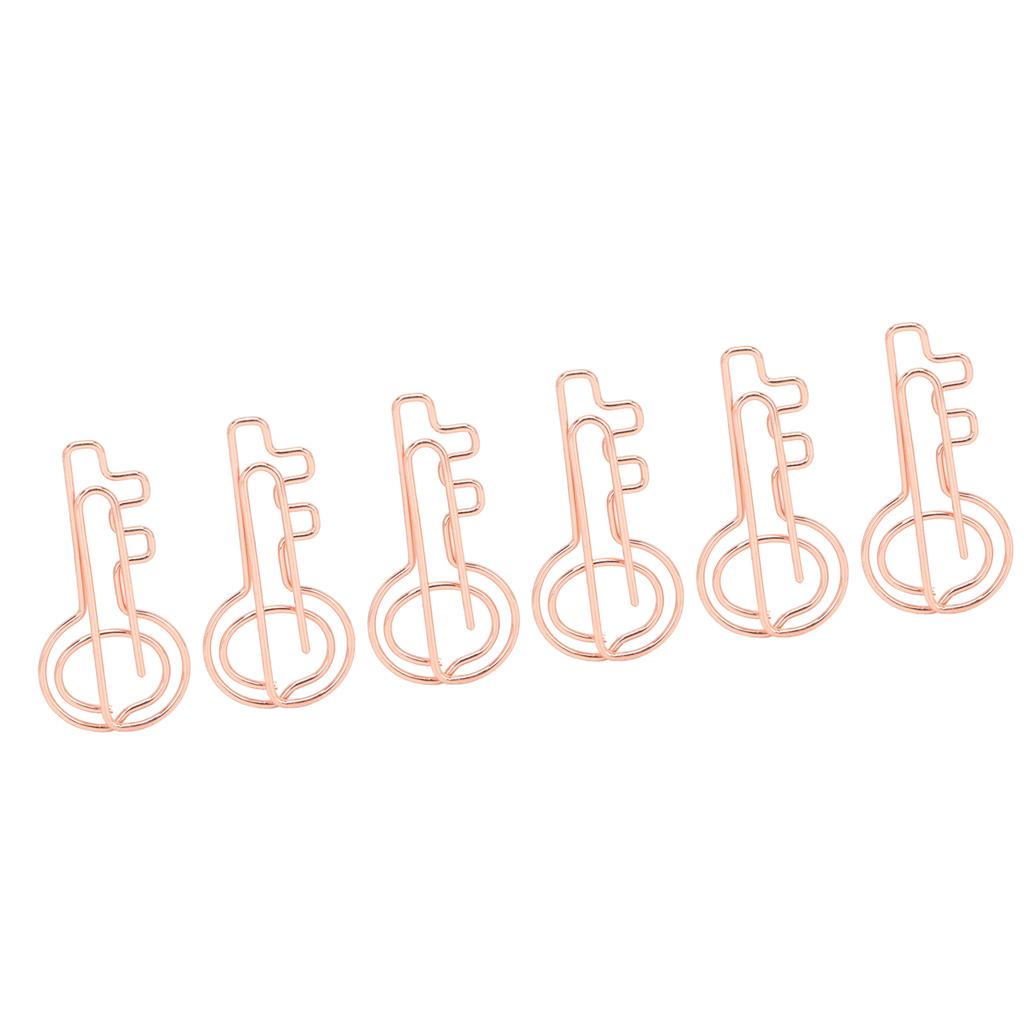 100Pcs Paper Clip Metal  Gold Color Urheen Design Paperclip for Office School