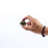Rounded Brushed Brass Feng Shui Prosperity Coin Dice
