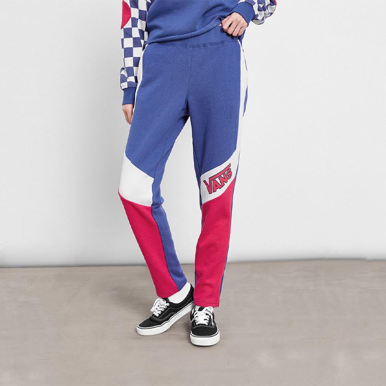 Vans 40th Anniversary BMX Logo Printed Casual Pants Women Pants Dark-Blue VN0A47SX5TU