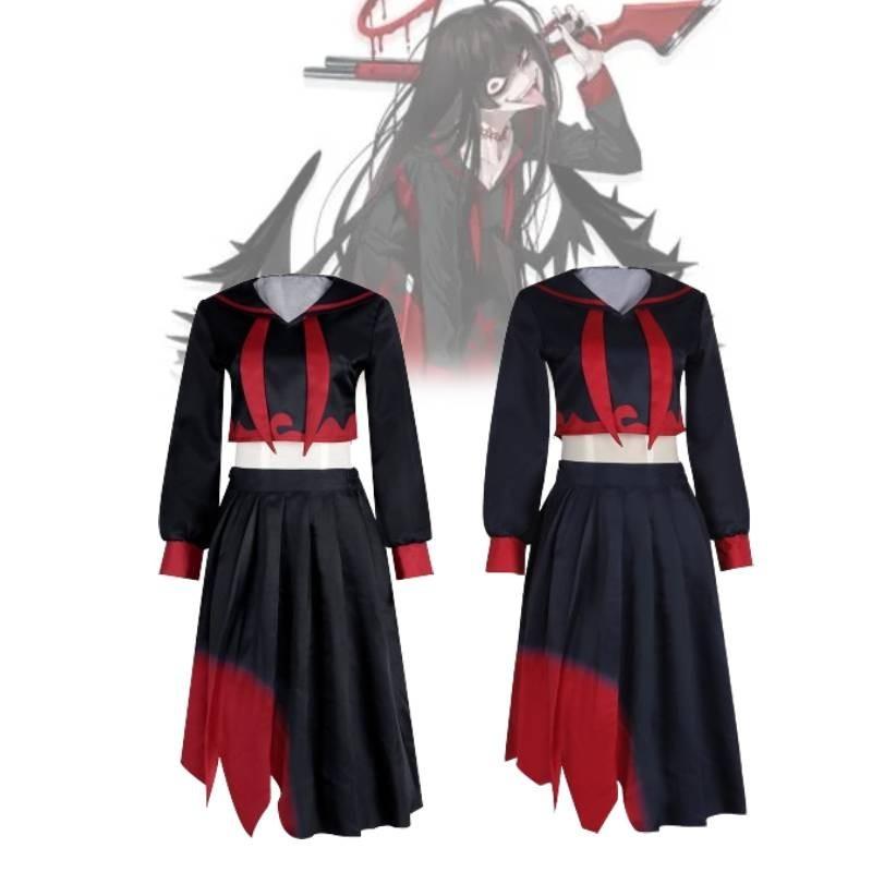 Vibrant Cosplay Costume Blue Archive Inspired Jk Uniform Polyester Fabric