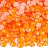 Ready Stock Orange-red Crystal Rhinestones 5A Quality Glass Diamond Bling Bling Rhinestone for Clothes Accessories