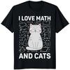 Funny Cat Math T Shirt Cute Feline Equation For Lovers Nerds Teachers Vintage Designer Clothes Fashion