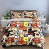 Cute Cartoon Pets Pattern Bedding Duvet Cover Set Duvet Cover Pillowcases  (1*Duvet Cover 2*Pillowcases, without duvet insert)
