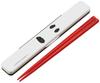 Skater Chopsticks and Chopstick Case Silver Ion Snoopy Made In ABC3AG Set, 18cm, Ag+ Antibacterial, Face, Peanuts, Japan,