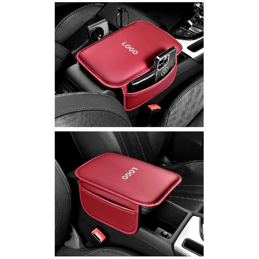 Center Console Arm Rest Protector Leather Car Armrest Box Pad Storage Pocket for BAIC BJ40 BJ30 BJ60 BJ80 X7 X55 X35 Plus Pro SE