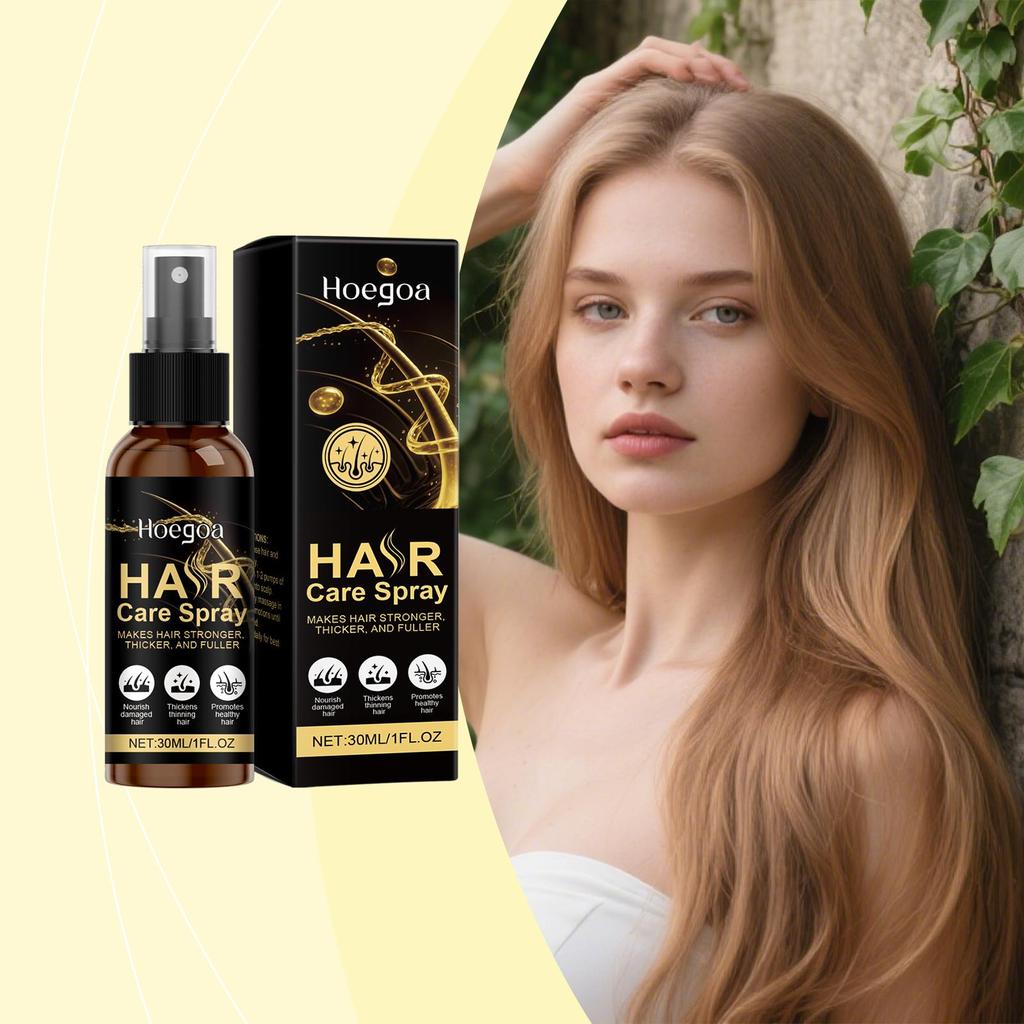 Sanftes Haarpflegespray, Nährendes Leave-in-Spray für weiches, geschmeidiges und natürlich glänzendes Haar, Täglicher Haarfeuchtigkeitsspray