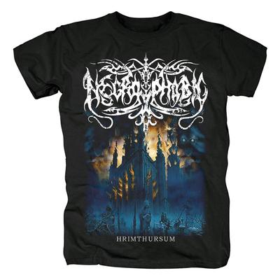 Dark Heavy Metal Necrophobic póló Uniszex divatos nyári felsők Harajuku utcai viselet Hip Hop O nyakú pamut pólók Uniszex póló