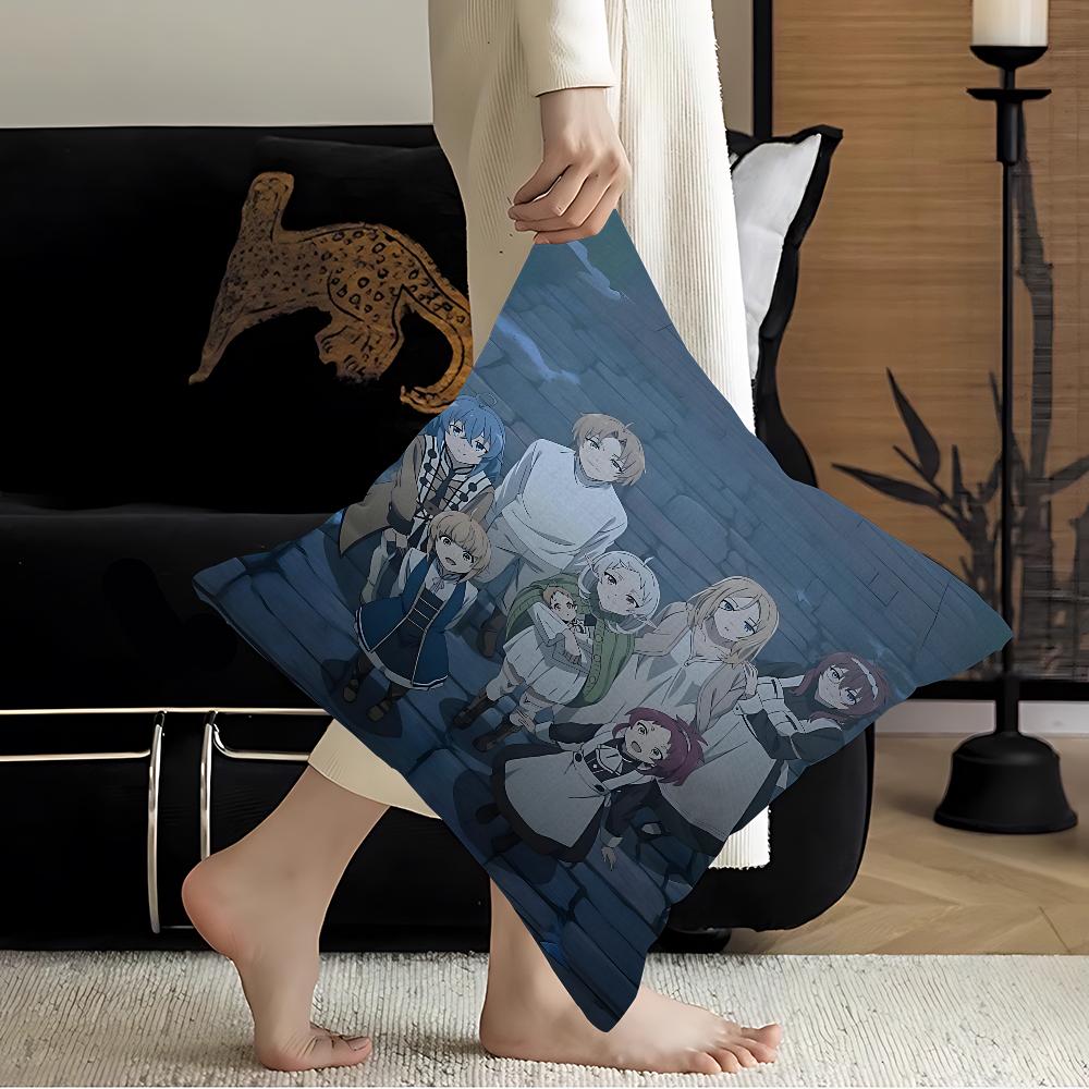 Classic Anime Mushoku Tensei Maple Design Cushion Cover Happy Autumn Harvest Decor Holiday Decorati Pillow Cover