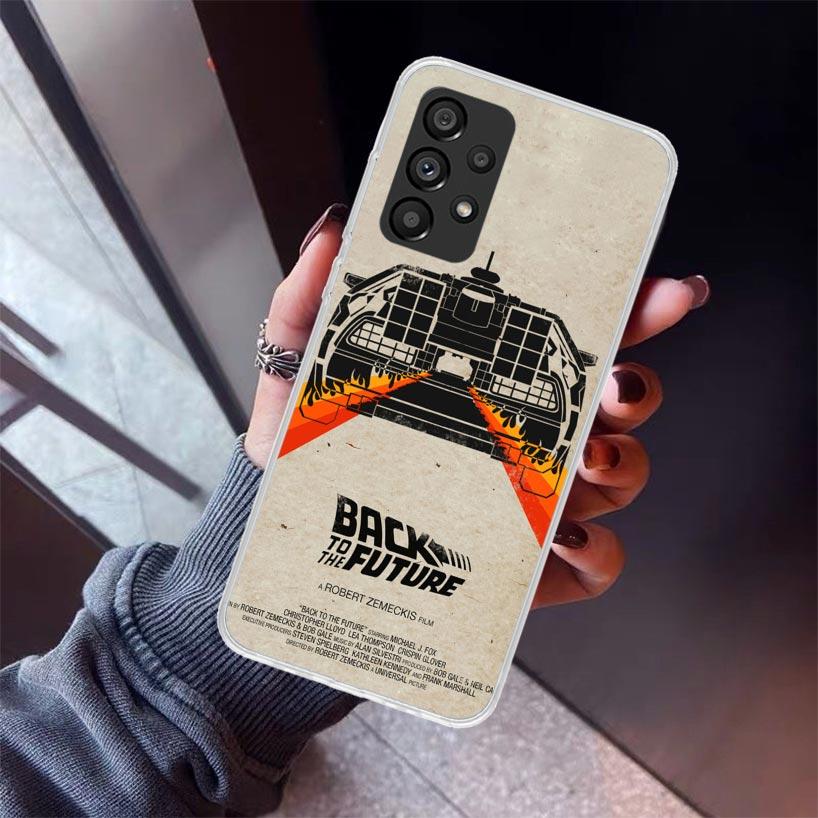 Back To The Future TV Phone Case For Samsung Galaxy A12 A52S A42 A32 A22 A51 A50 Note 20 Ultra 10 S10 Plus A71 A70 A31 A30 A10S