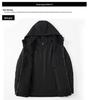 Men's Winter Thick Wool Hooded Zipper Jacket
