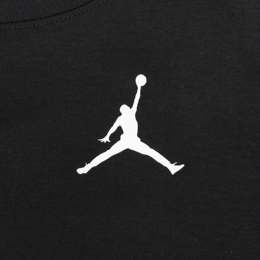 Jordan T-Shirt Soft Comfortable Daily Versatile Short Sleeve Kids tops Black HM4686-010