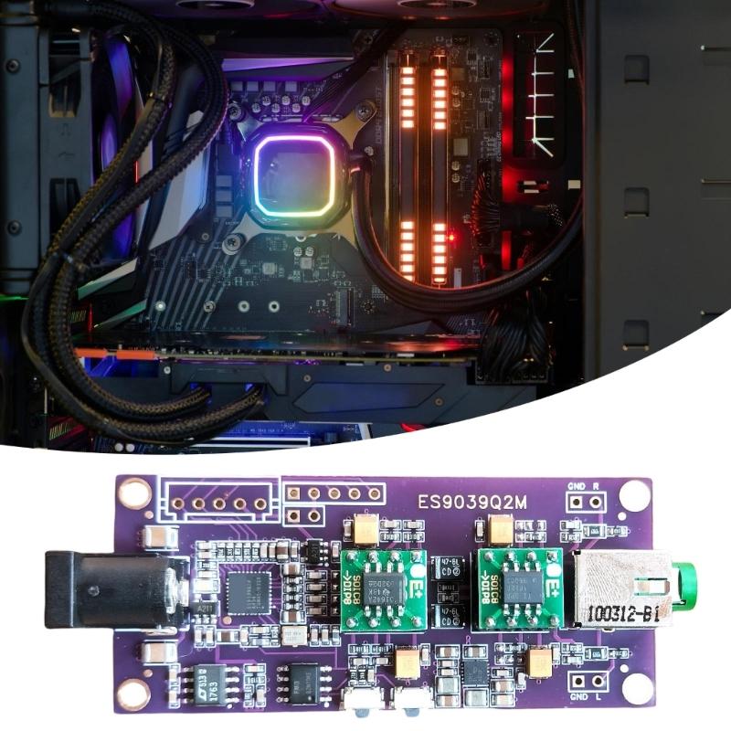 Advanced ES9039Q2M Circuit Board With I2S Link USB ES9039Q2M Decoding Module Excellent Sound Processing