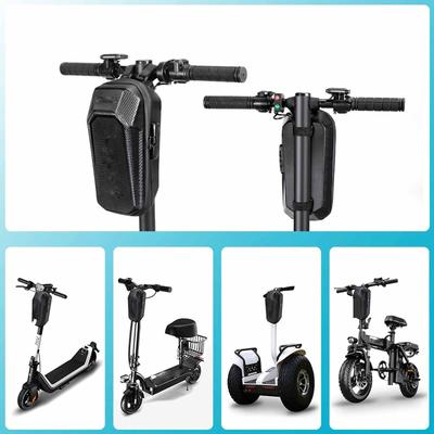Scooter Front Storage Bag, EVA Hard Case with Combination Lock, Foldable Electric Scooter Handlebar Hanging Bag