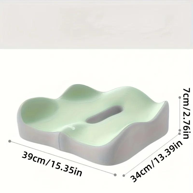 Memory Foam Seat Cushion with Hollow Breathable Design,Polyester for Wheelchairs,Car Seats&Office Chairs-Seat Cushion for Chair