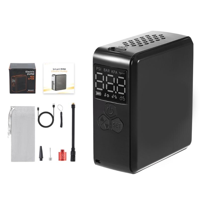 

Электрический насос для надувных изделий Воздушные насосы Светодиодный дисплей Перезаряжаемые 150PSI Надувной насос для надувного матраса Плавательного круга 1