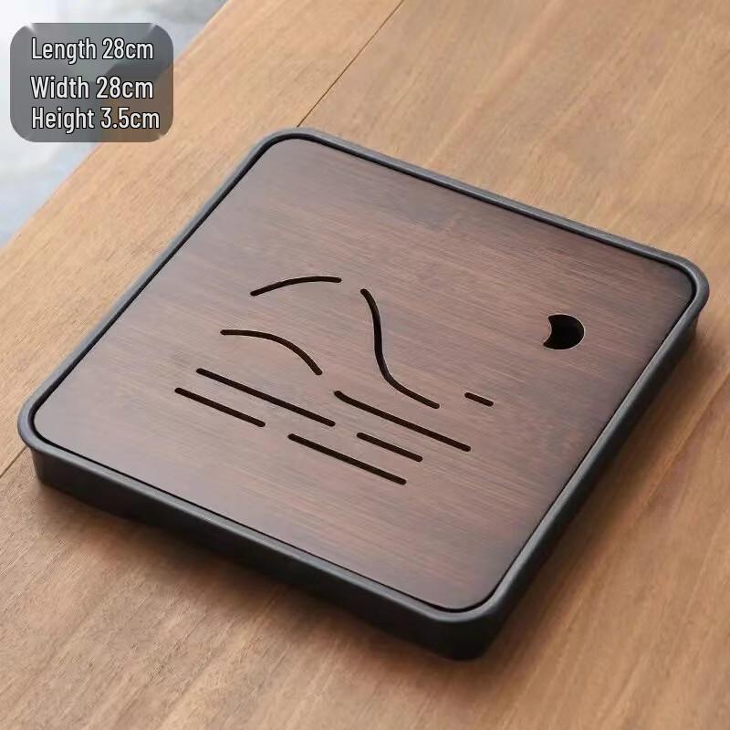 Handun Household Tea Tray with Drainage