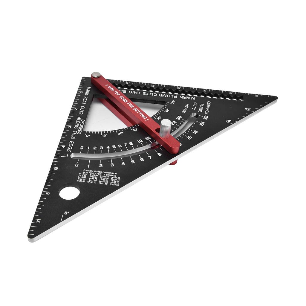 Adjustable Triangle Ruler Movable Aluminum Alloy Multifunctional Woodworking Layout Tool