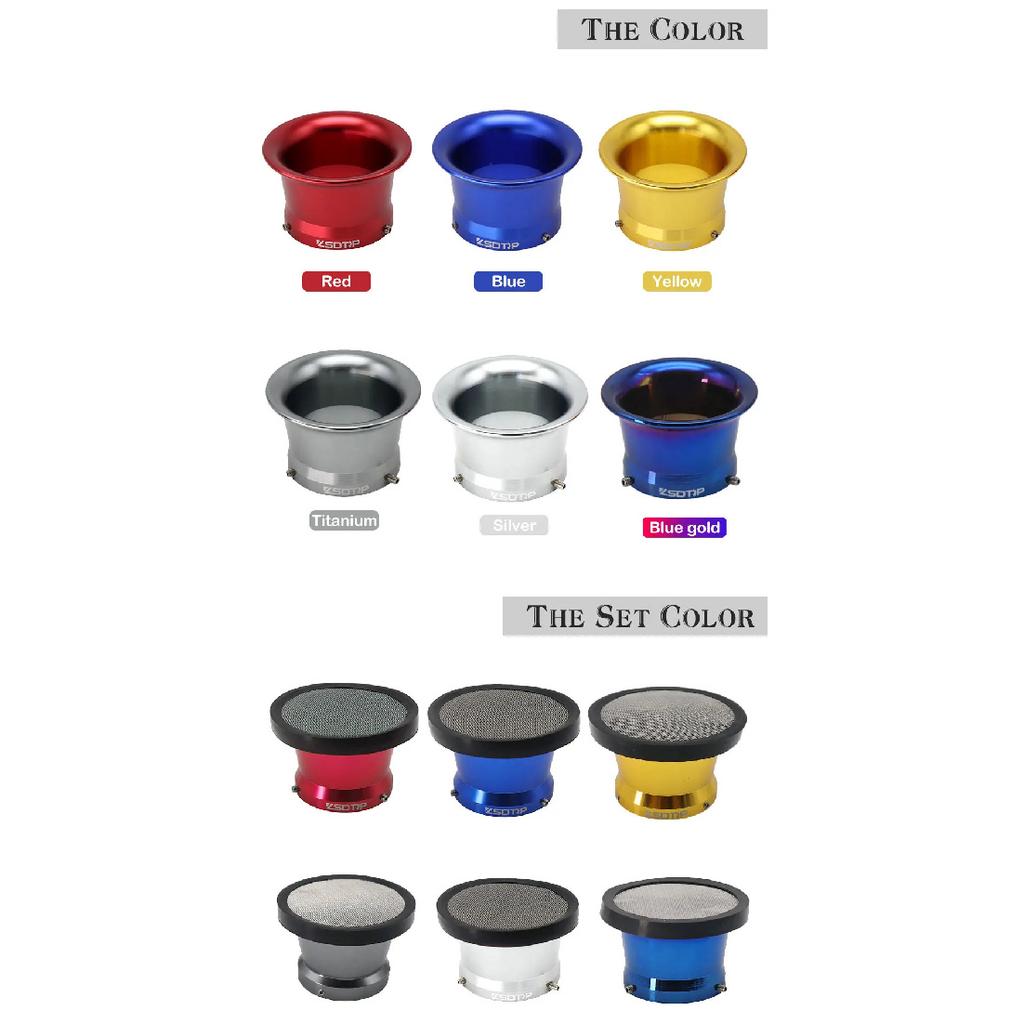 ZSDTRP 55mm CNC Aluminum Air Filter Interface Cup for OKO KOSO MIKUNI PE PWK 32/34 Motorcycle Carburetor